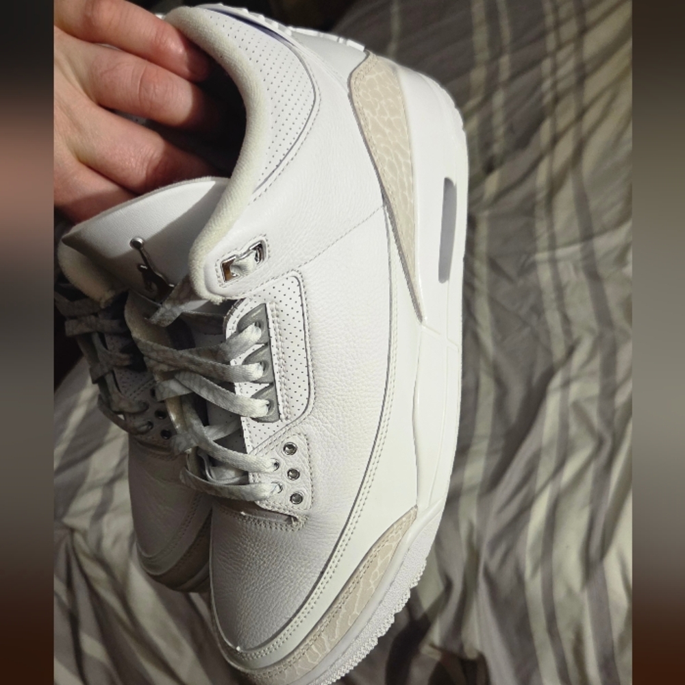 Jordan 3 Pure Money Mens 10.5 $200.00 Like New Absolutely Crispy!!! - Picture 7 of 9